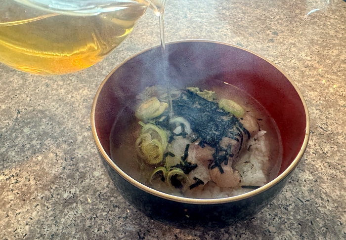 天然真鯛の鯛茶漬け