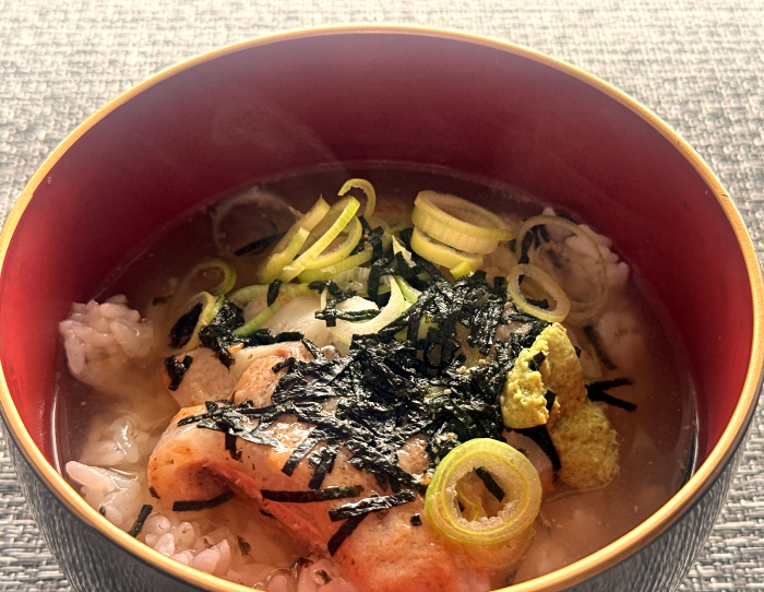 天然真鯛の鯛茶漬け